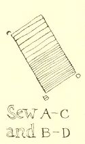 Sew A-C
and B-D