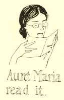 Aunt Maria
read it.