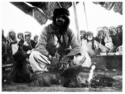 Fig. 129.&mdash;COFFEE-MAKING, SHEIKH ’ASKAR.