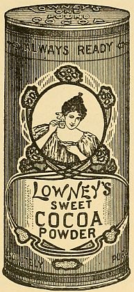 LOWNEY’S SWEET COCOA POWDER can