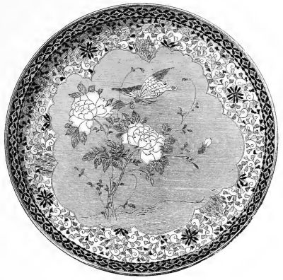 JAPANESE CLOISONN� ON METAL.