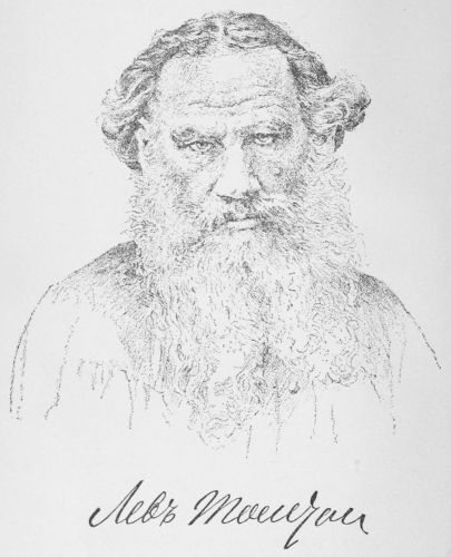 [Image: Portrait of Tolstoï
unavailable.]