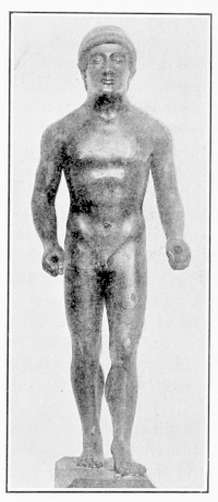 Bronze Statuette
of a Palæstra Victor.