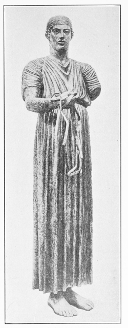 Bronze Statue of the
Delphi Charioteer.