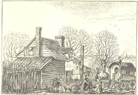 A house-dwelling Gipsy&rsquo;s wigwam near Loughton