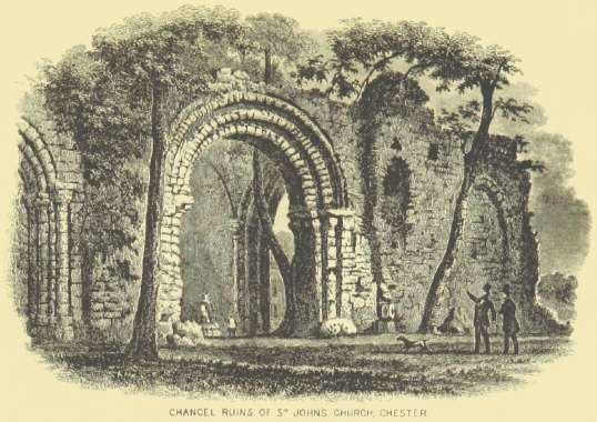 Chancel ruins of St. John&rsquo;s Church, Chester