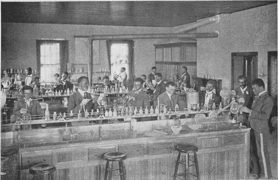 IN THE AGRICULTURAL LABORATORY