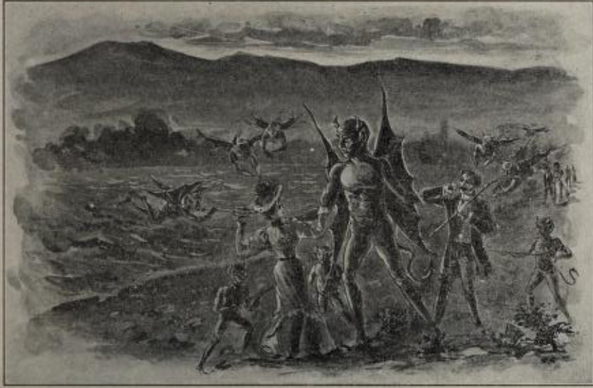Struggling with the real and imaginary imps near the
Black River in the Valley of the Shadow of Death.