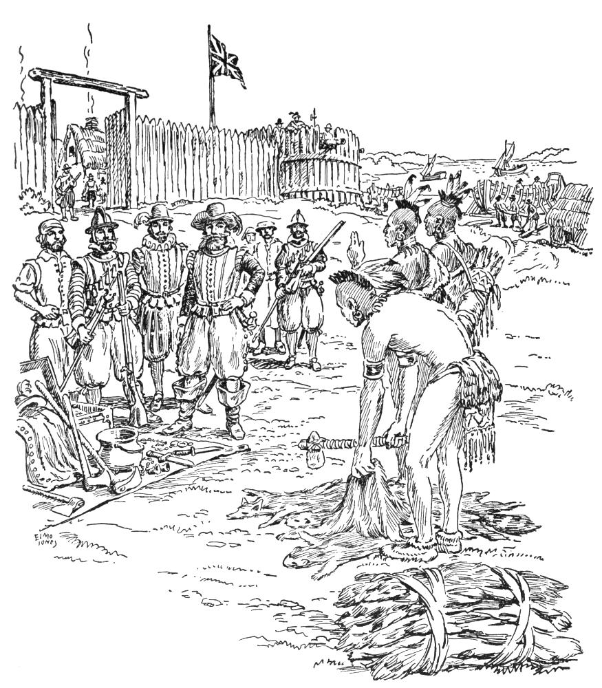 THE FUR TRADE FURNISHED THE MEANS OF CONTACT BETWEEN
WIDELY DIVERGENT CULTURES.