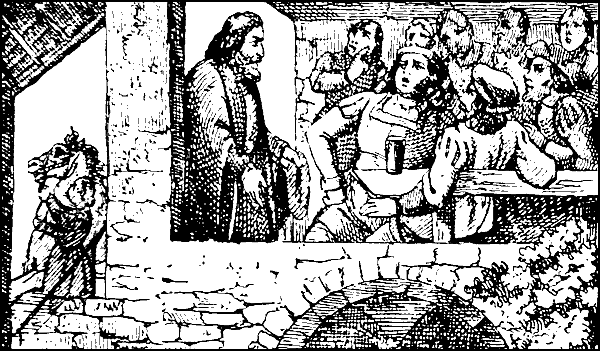 Illustration: ...the Students were all
amazed to see her