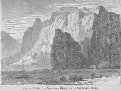 Castle of Zoh�k, First March from Bamian,
on the Ir�k Road to Kabul.