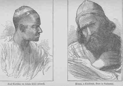 Zool Kuddar, an Adam Khel Afreedi.
Mousa, a Kizilbash, Born in Peshawur.