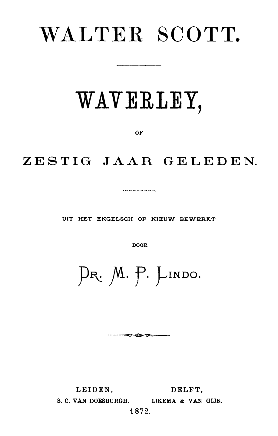 Oorspronkelijke titelpagina.