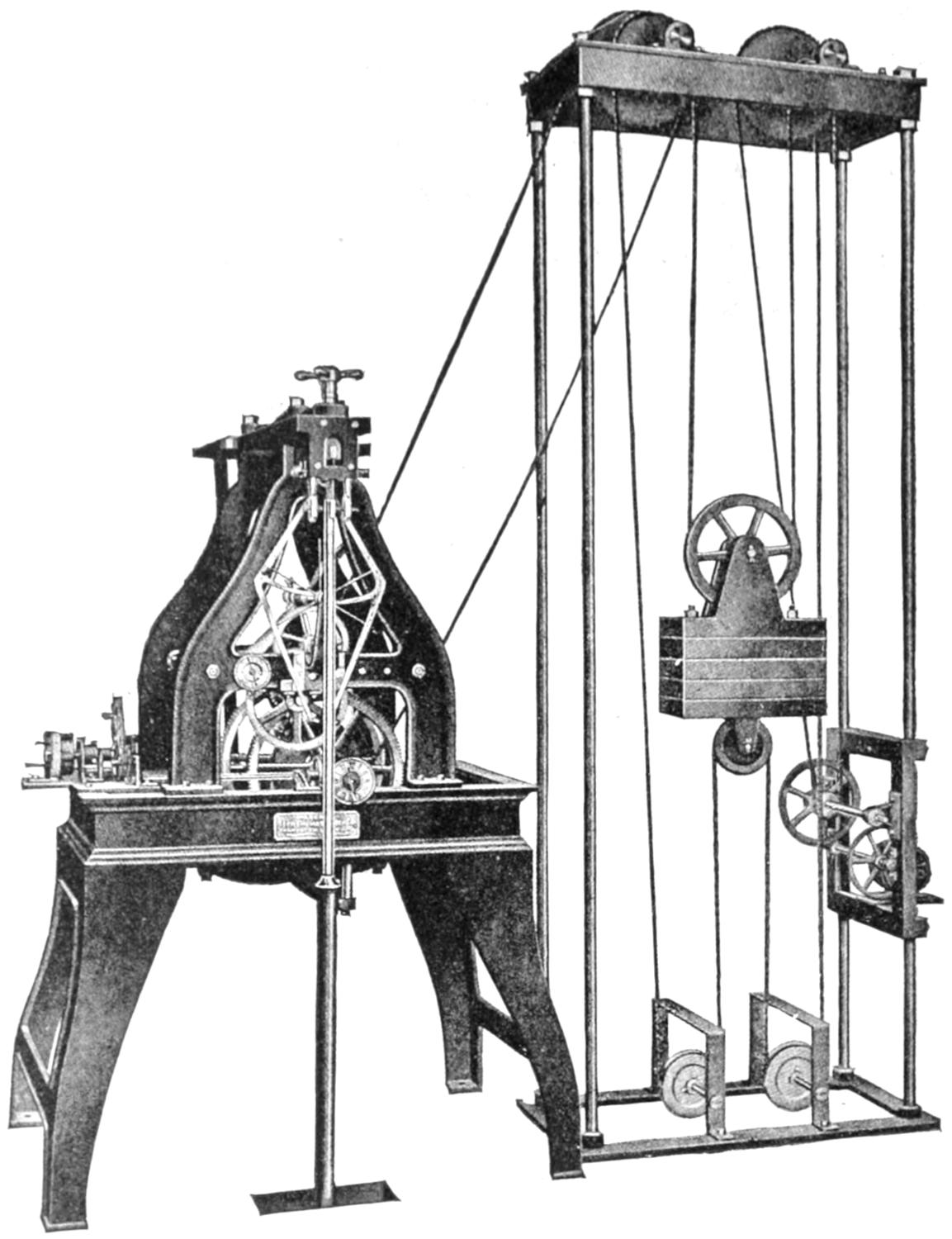 Internal machinery of tower clock