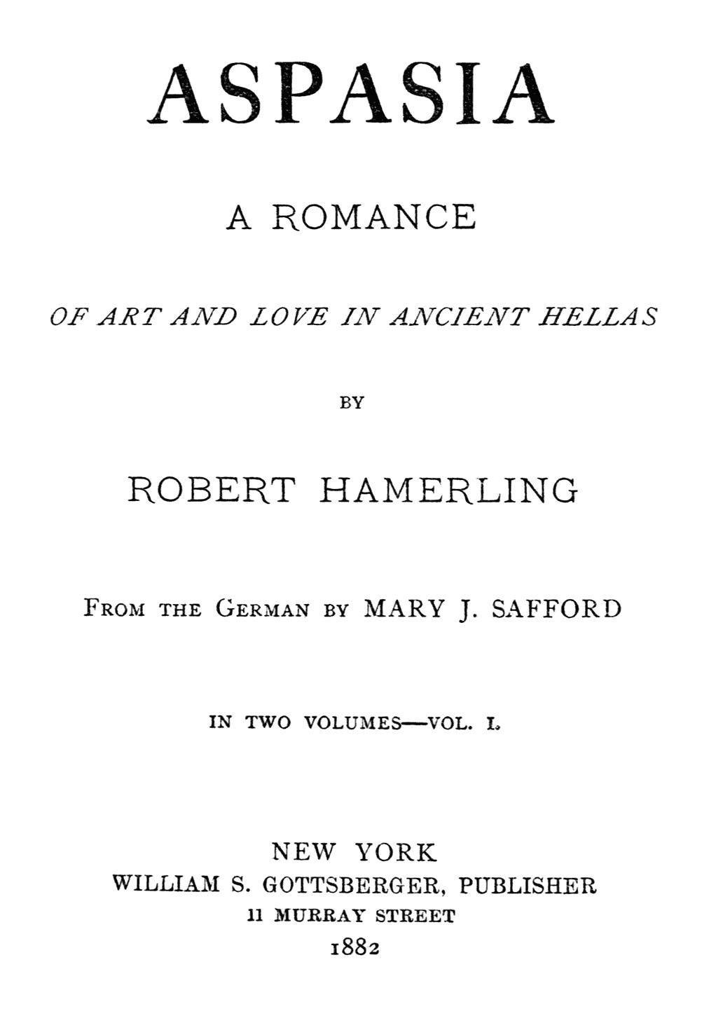 Original Title Page.