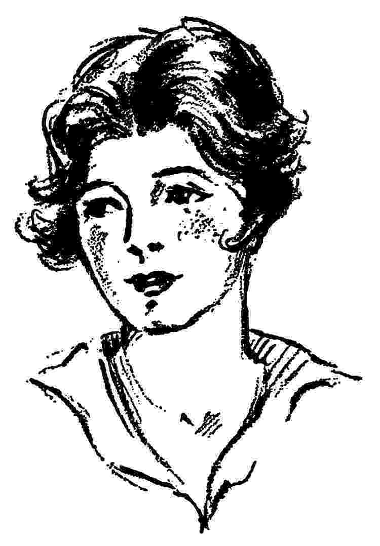 girl's face'