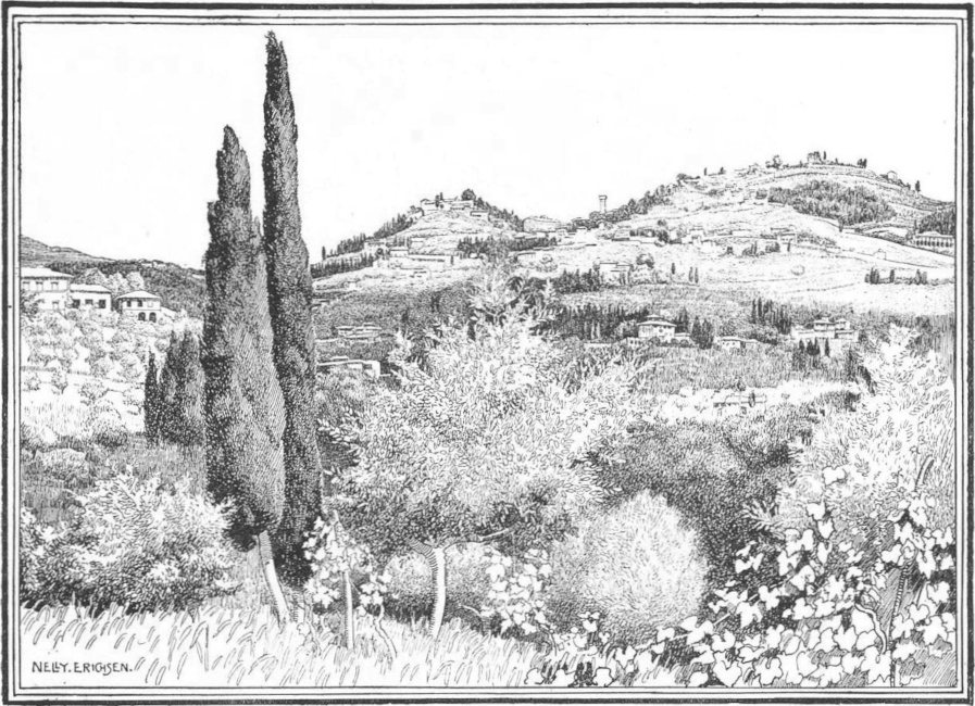 Boccaccio’S “Valle Delle Donne” With Villa Landor in the Distance
