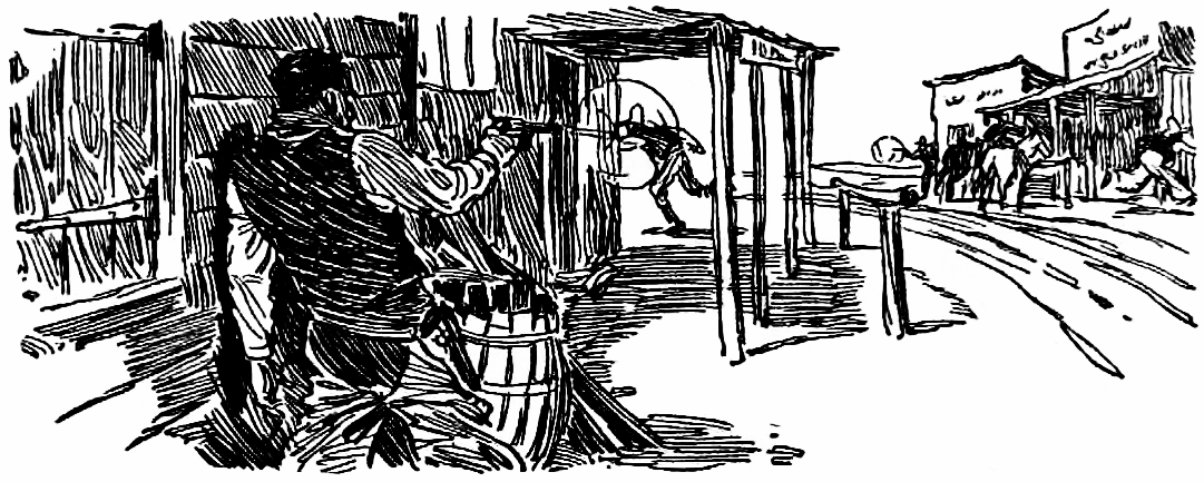 gunfight on a Western street