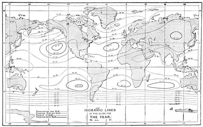 Isobars of the world