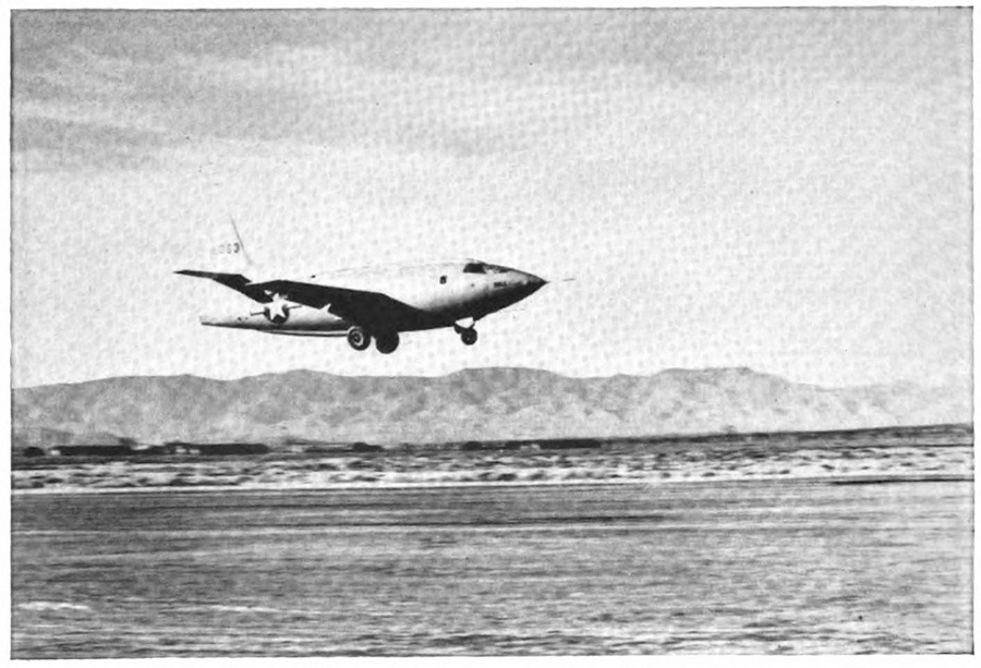 X⁠-1 coming in for a landing
