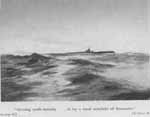 Steering north-westerly...; to lay a small minefield
off Newcastle